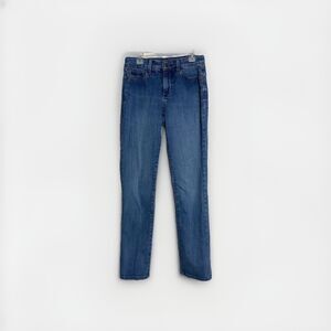 NYDJ NOT YOUR DAUGHTERS JEANS Boyfriend Straight Leg Denim Size 2 Medium Wash